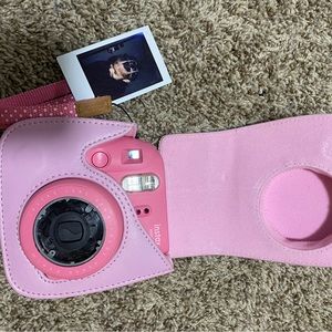 Instax camera pink
